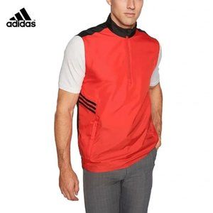 Adidas Essentials Club Wind Vest Red/Black CY9293 Men's Size M